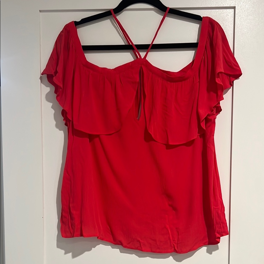 Express Off-Shoulder Ruffle Top